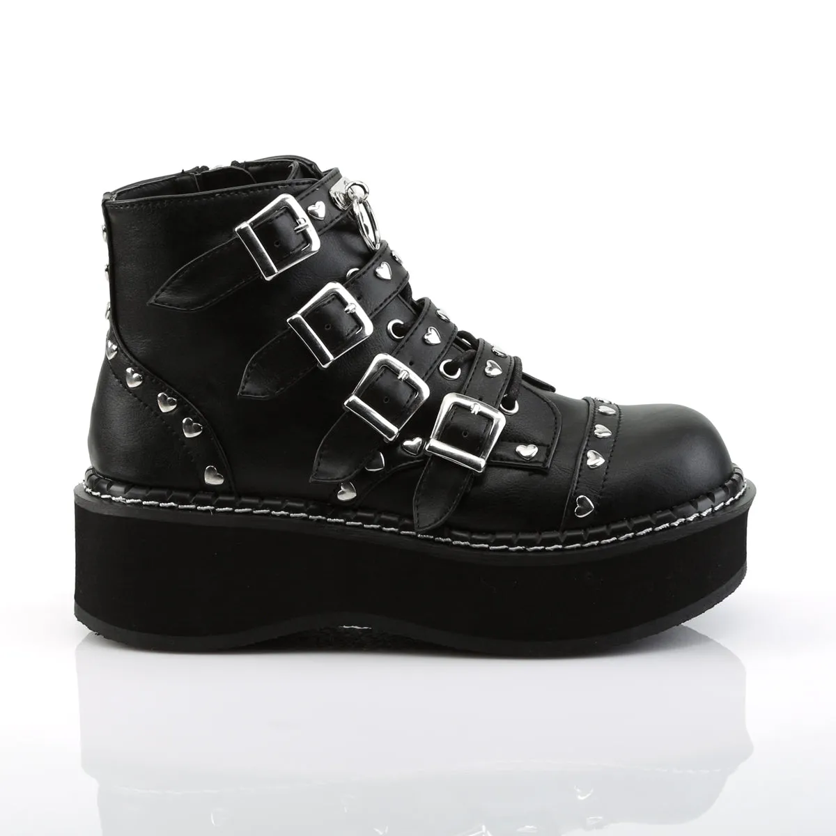 2 Inch Platform EMILY-315 Black Pu