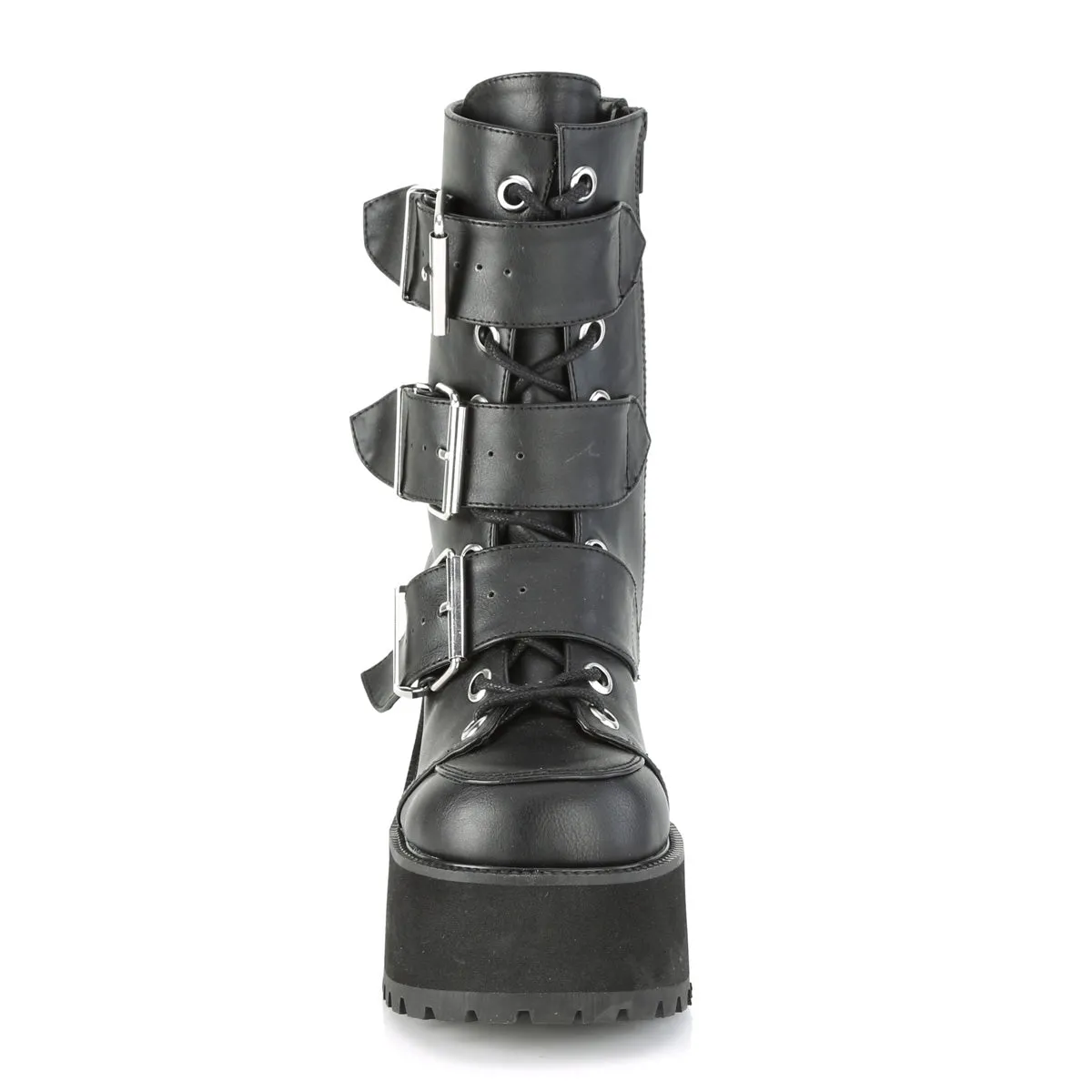 3 Inch Heel RANGER-308 Black Pu