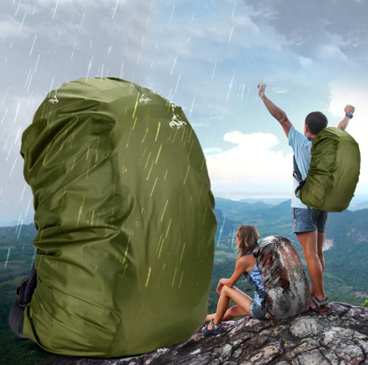 35-85 Litre Backpack Rain Cover