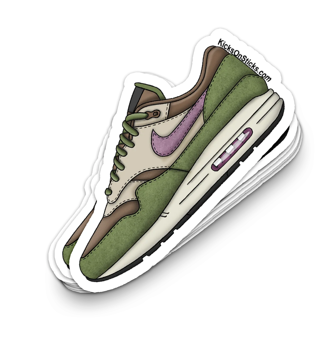 Air Max 1 "Treeline" Sneaker Sticker