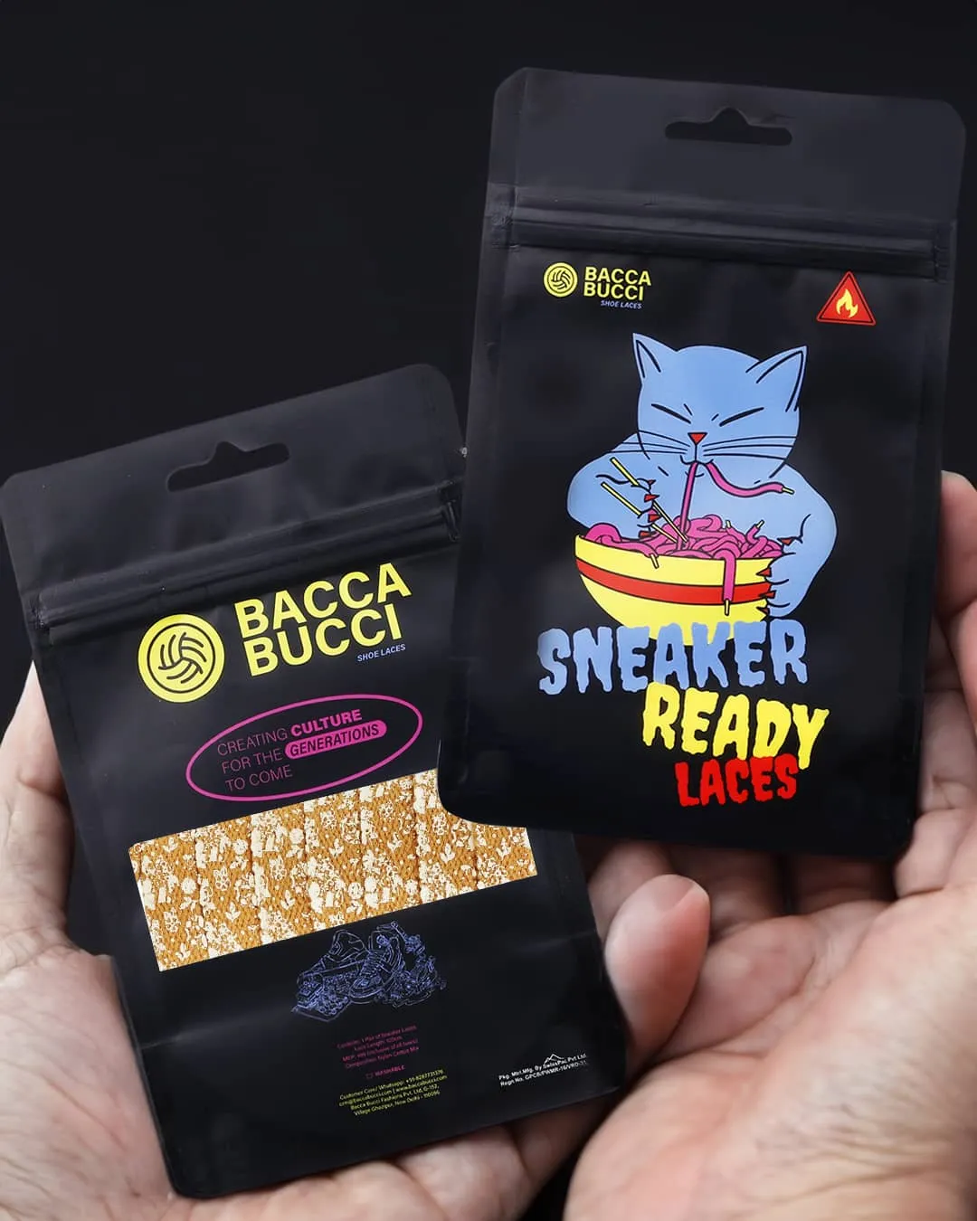 Bacca Bucci "SPLASH" Sneaker Laces