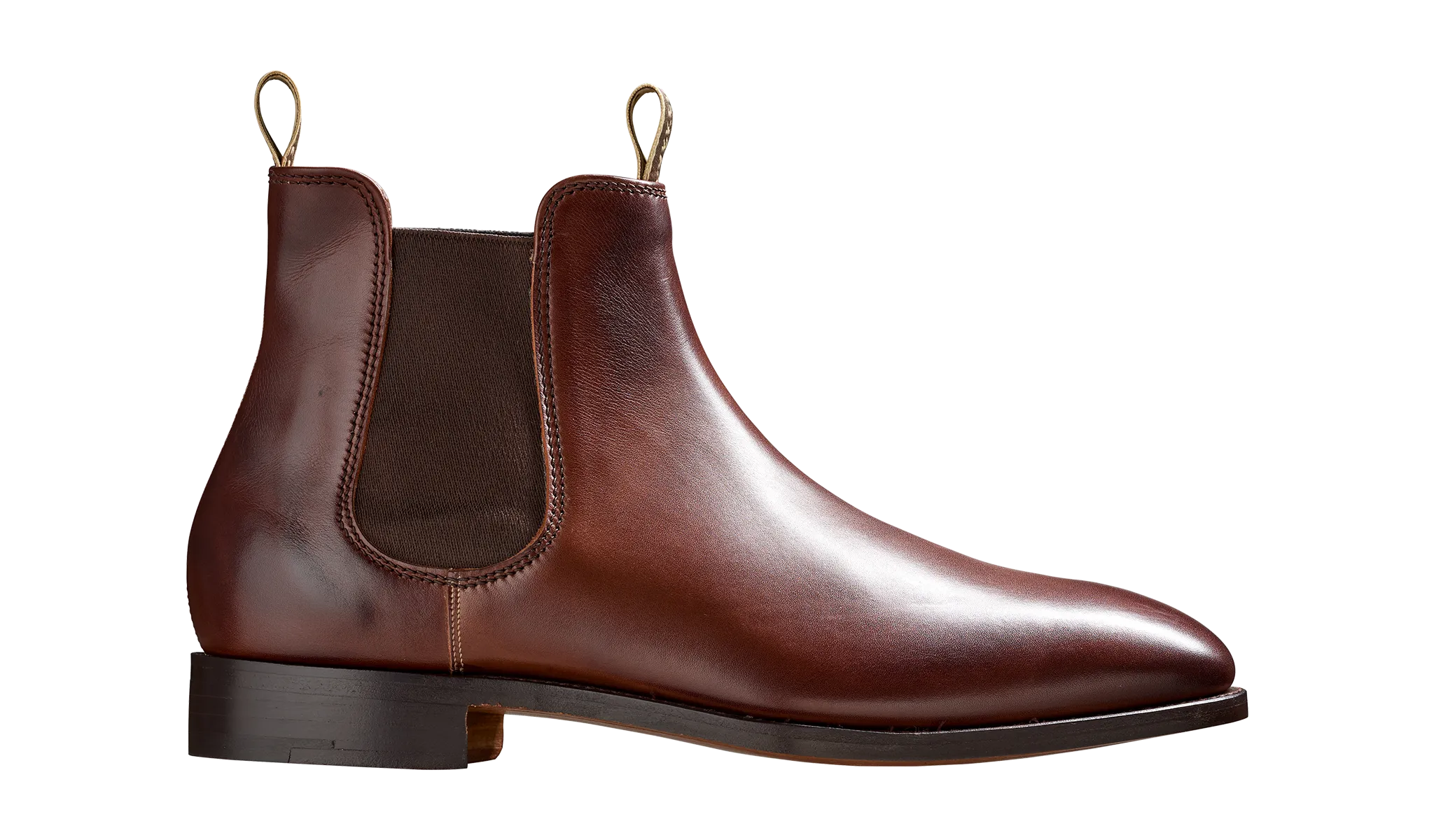 Barker Mansfield Classic Chelsea Boots - Walnut Calf