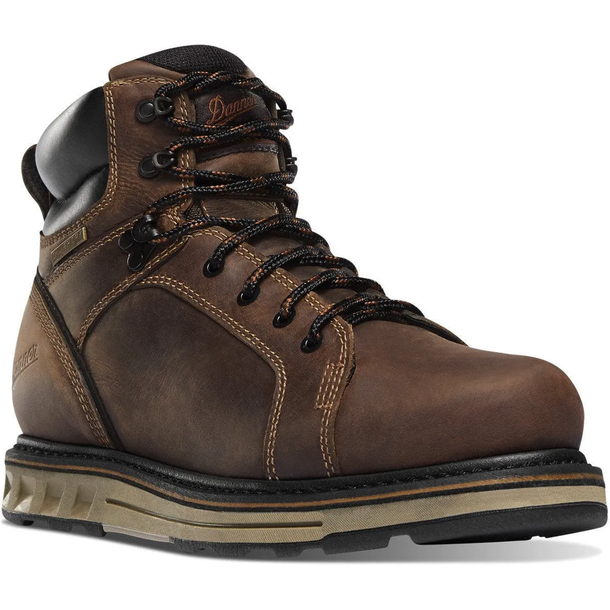 Danner Men's Steel Yard 6 ST Slip Resistant Work Boot -Brown- 12537