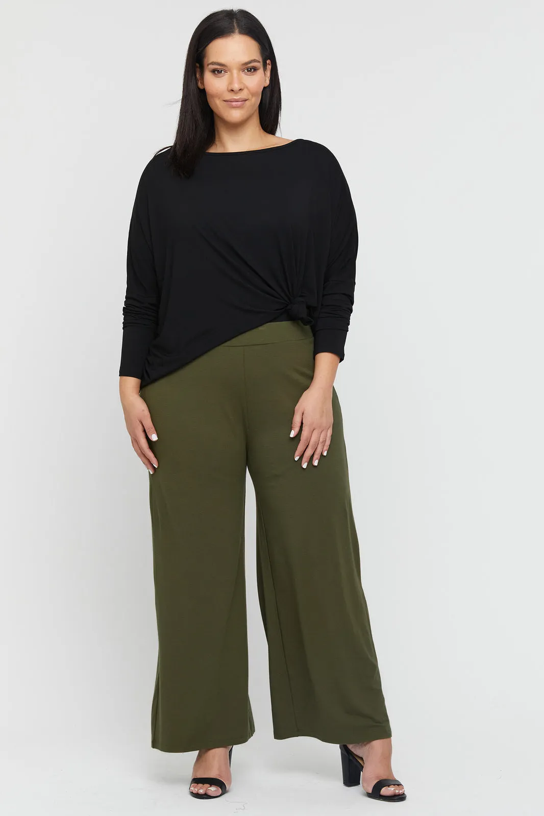 Eva Pant - Dark Olive