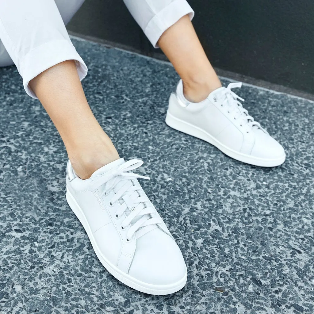 Frankie4 Jackie II White/Silver Lizard Sneakers