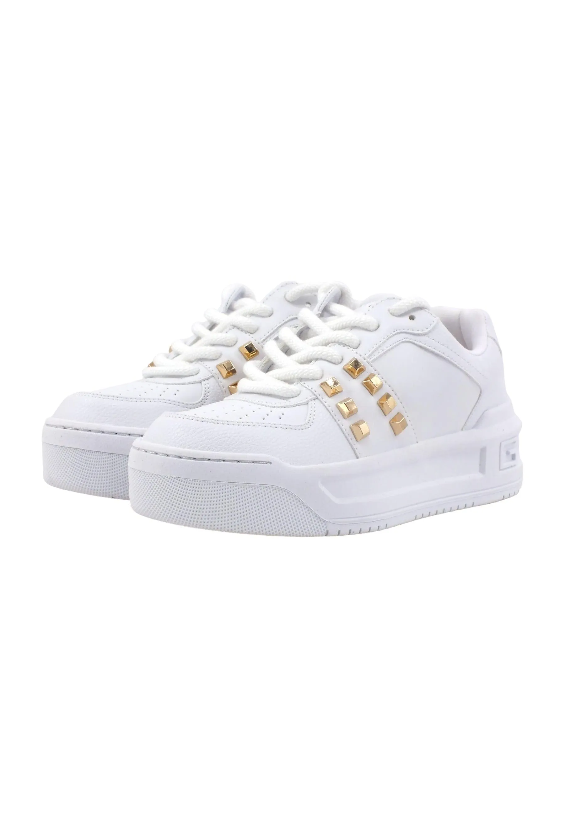 GUESS Sneaker Ox Platform Donna White FL8MMSELE12