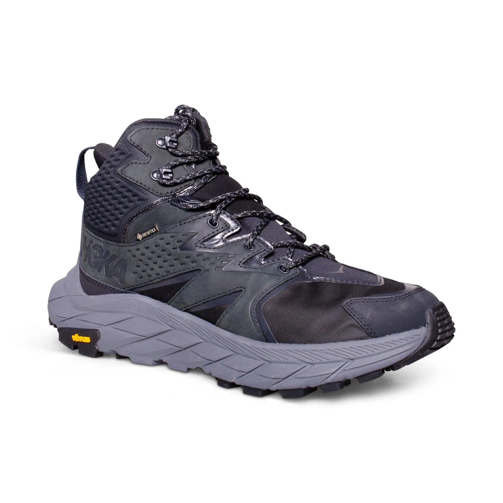 Hoka Anacapa Mid GTX Black Hiking Boots - Women's