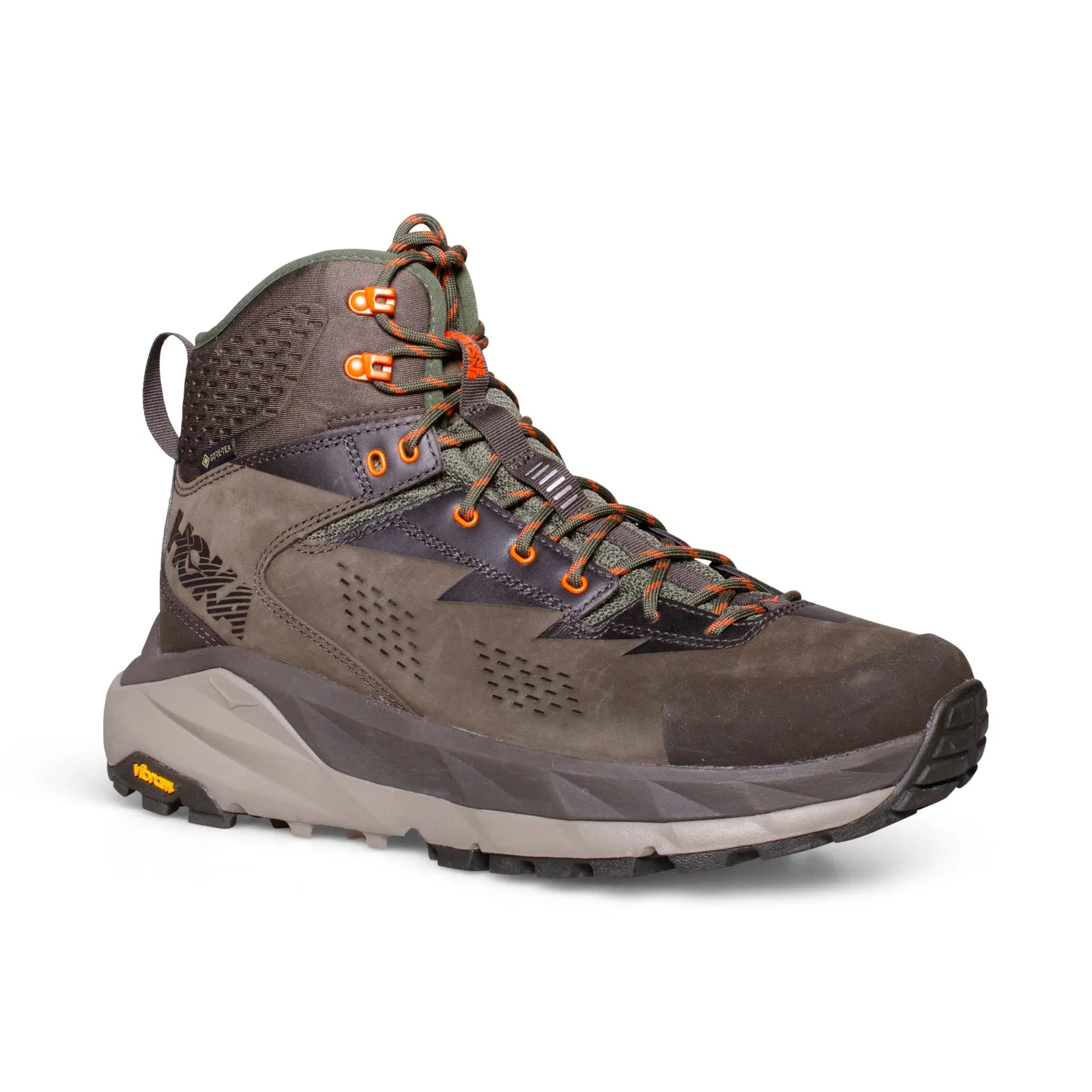 Hoka Kaha GTX Burnt Olive / Grey Hiking Boots - Men's