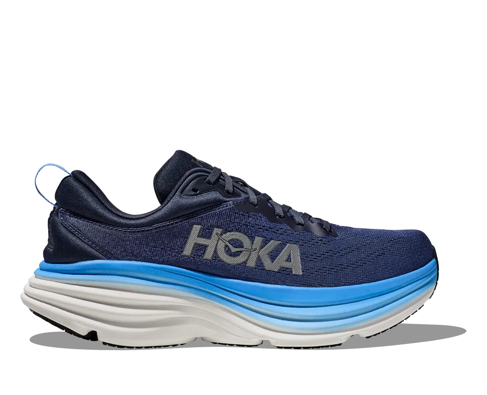 'HOKA' Men's Bondi 8 - Outer Space / All Aboard (Wide)