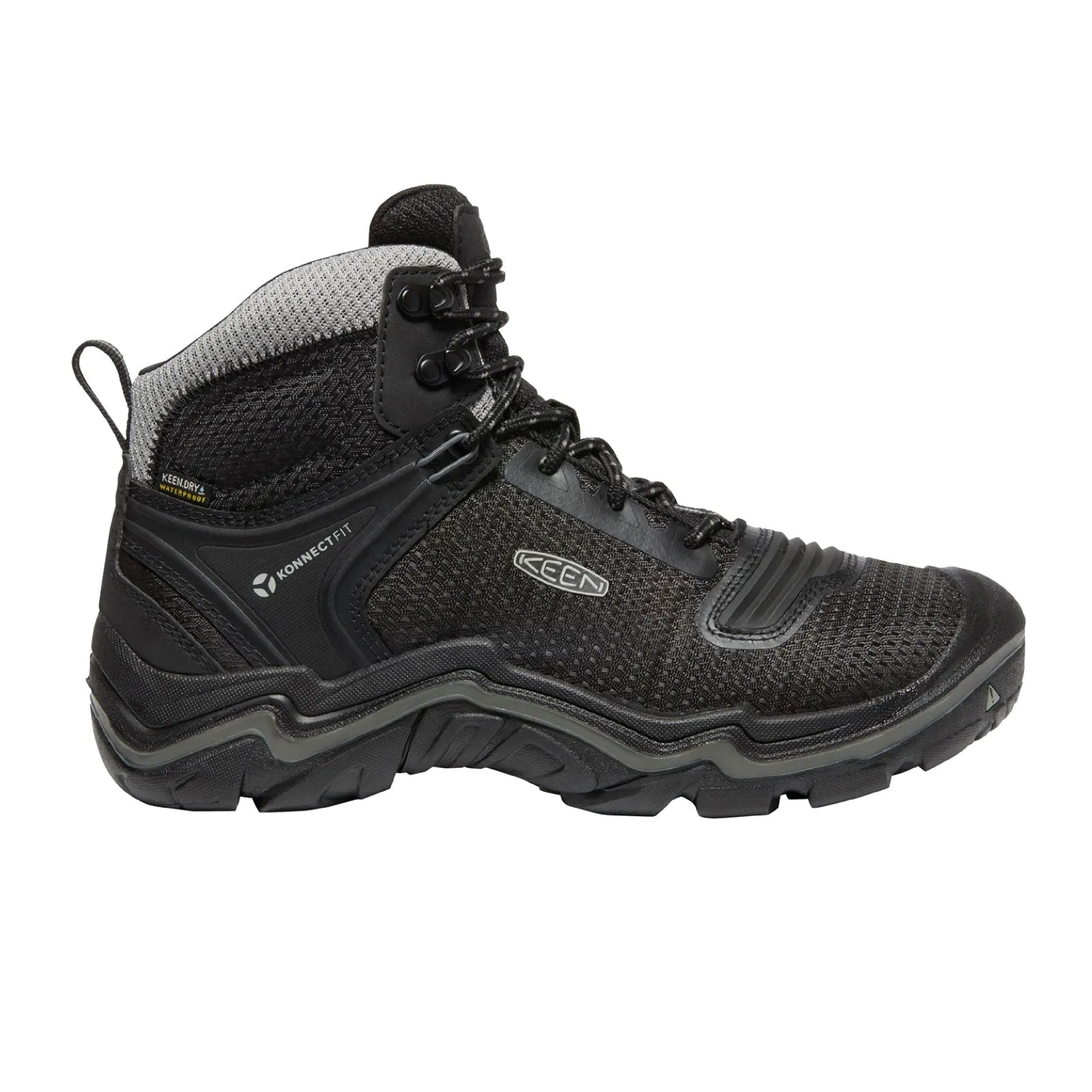 Keen Durand EVO Mid Waterproof Boot (Men) - Black/Magnet