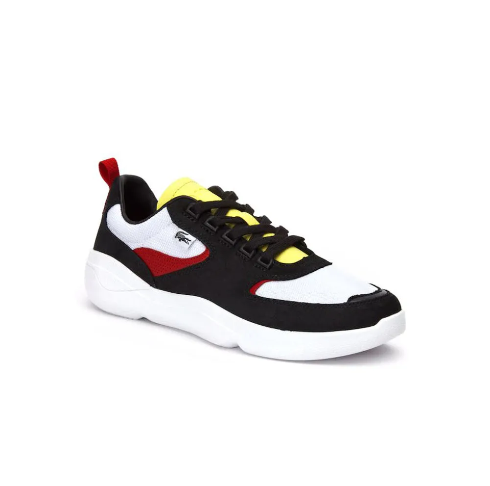 LACOSTE Wildcard 319 4 US Men | Black/Red (7-38SMA00511B5)