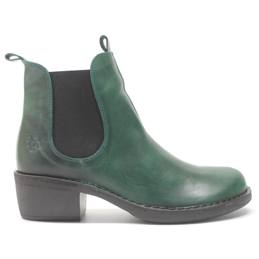 Meme030Fly Rug Leather Women's Chelsea Boots