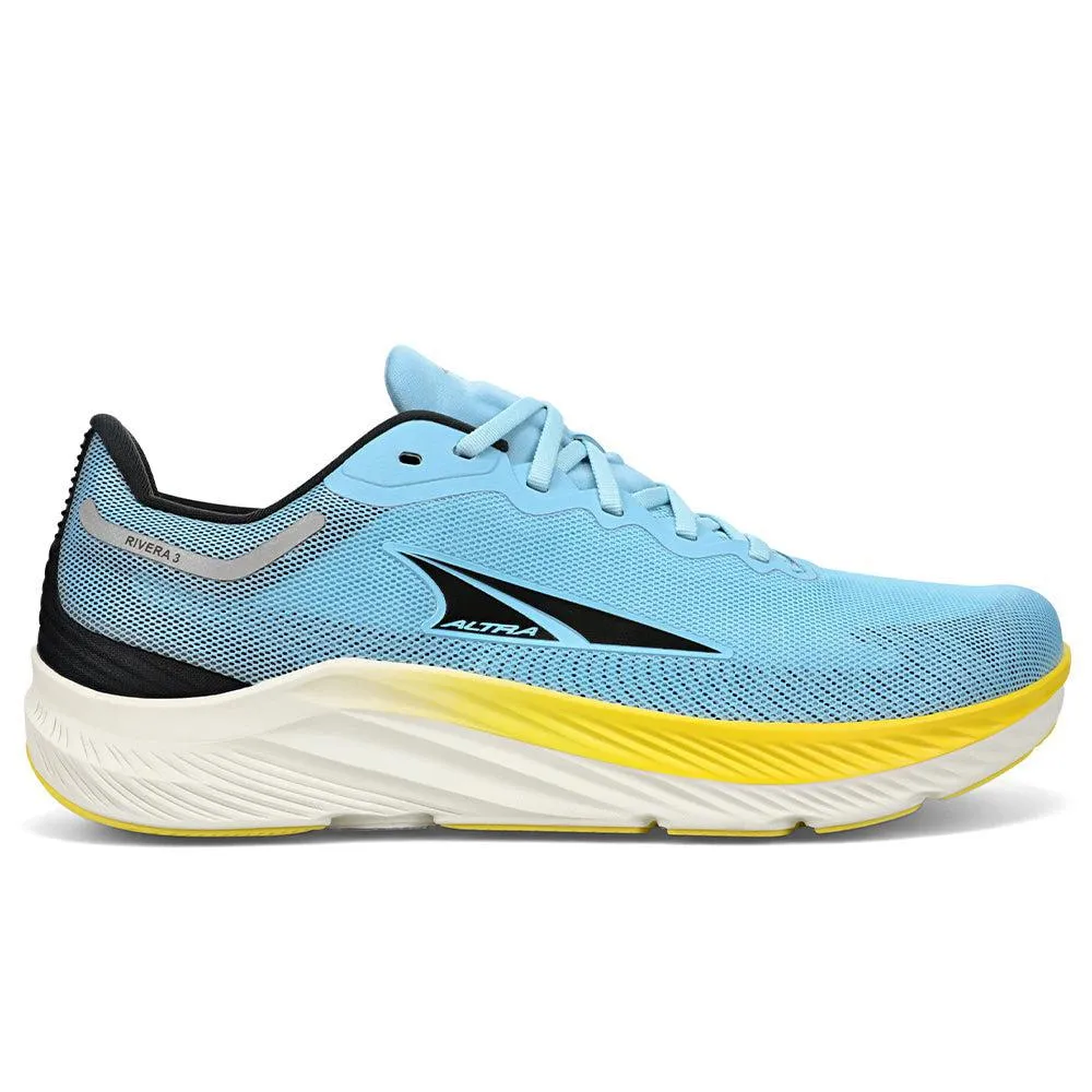 Men's Altra Rivera 3, Blue/Yellow, 11 D Medium