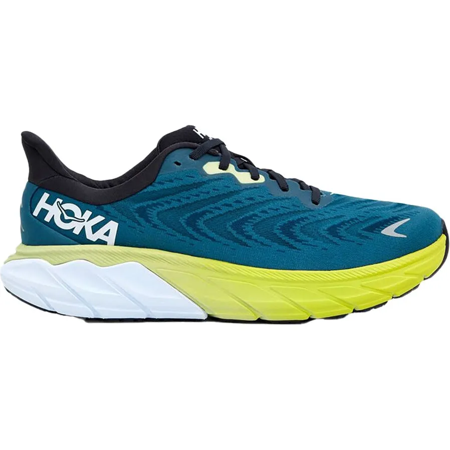 Men's Hoka One One Arahi 6, Blue Graphite/Blue Coral, 8.5 D Medium