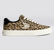 NAIOCA Leopard Print Canvas Sneaker Women