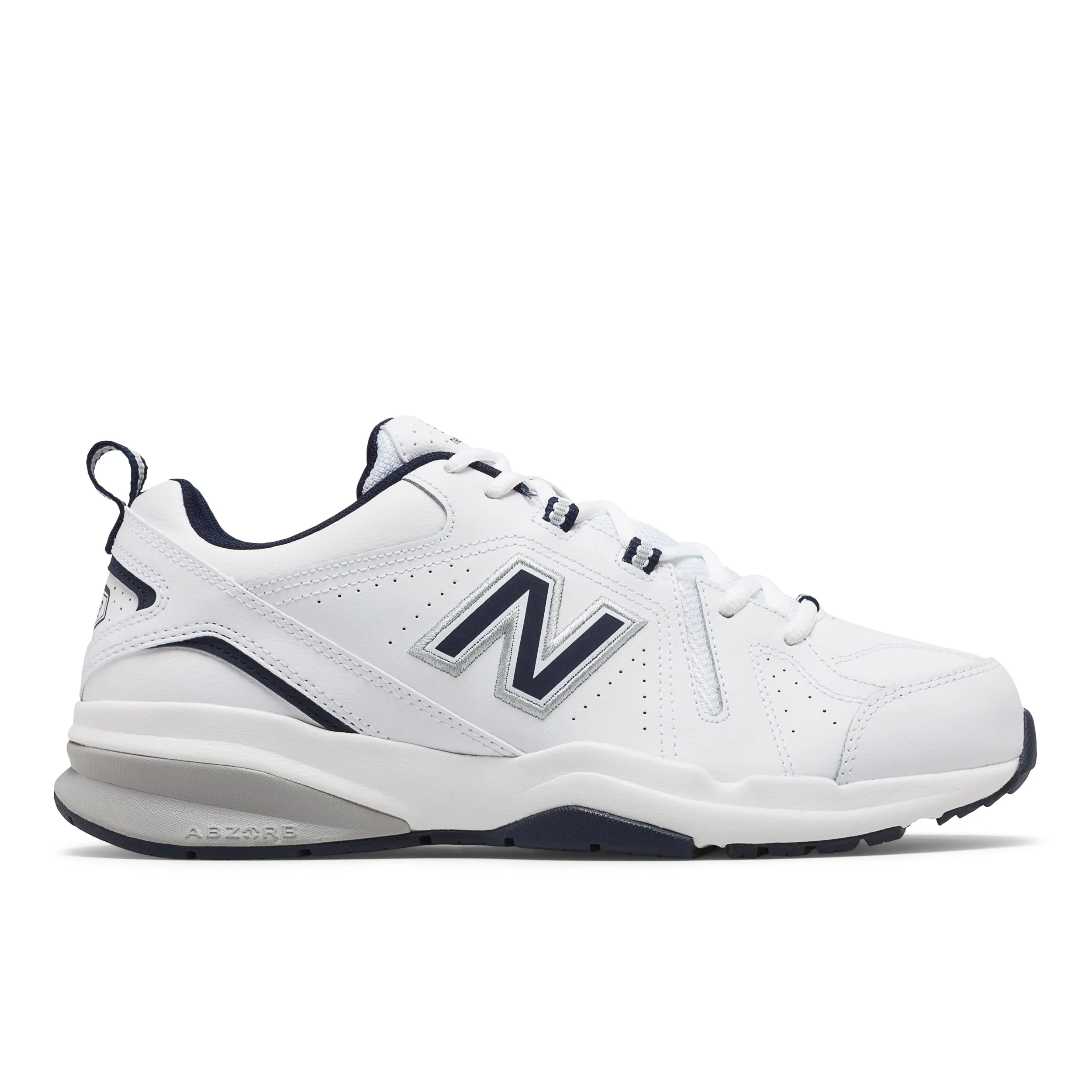 'New Balance' Men's Trainer - White / Navy