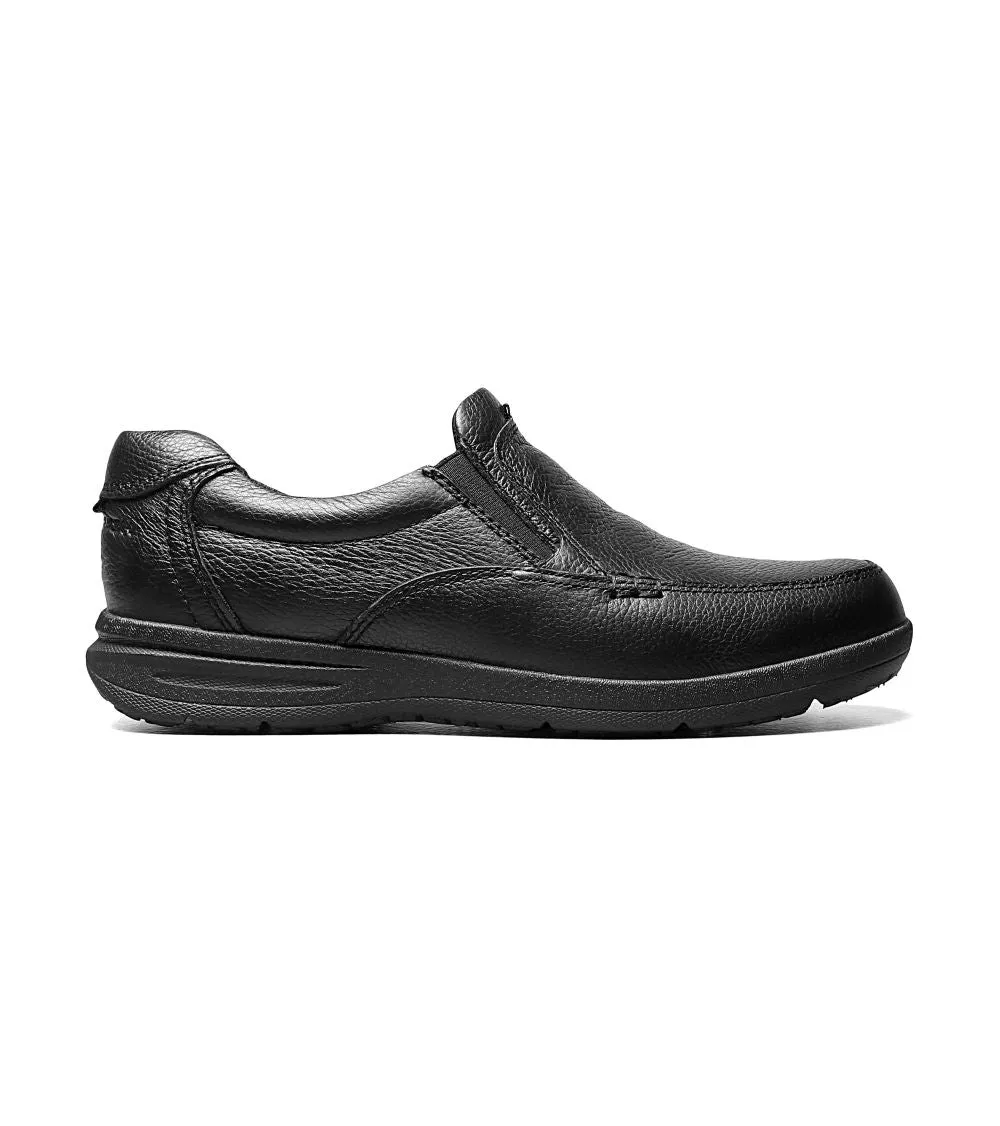 'Nunn Bush' Men's Cam Moc Toe Slip On - Black