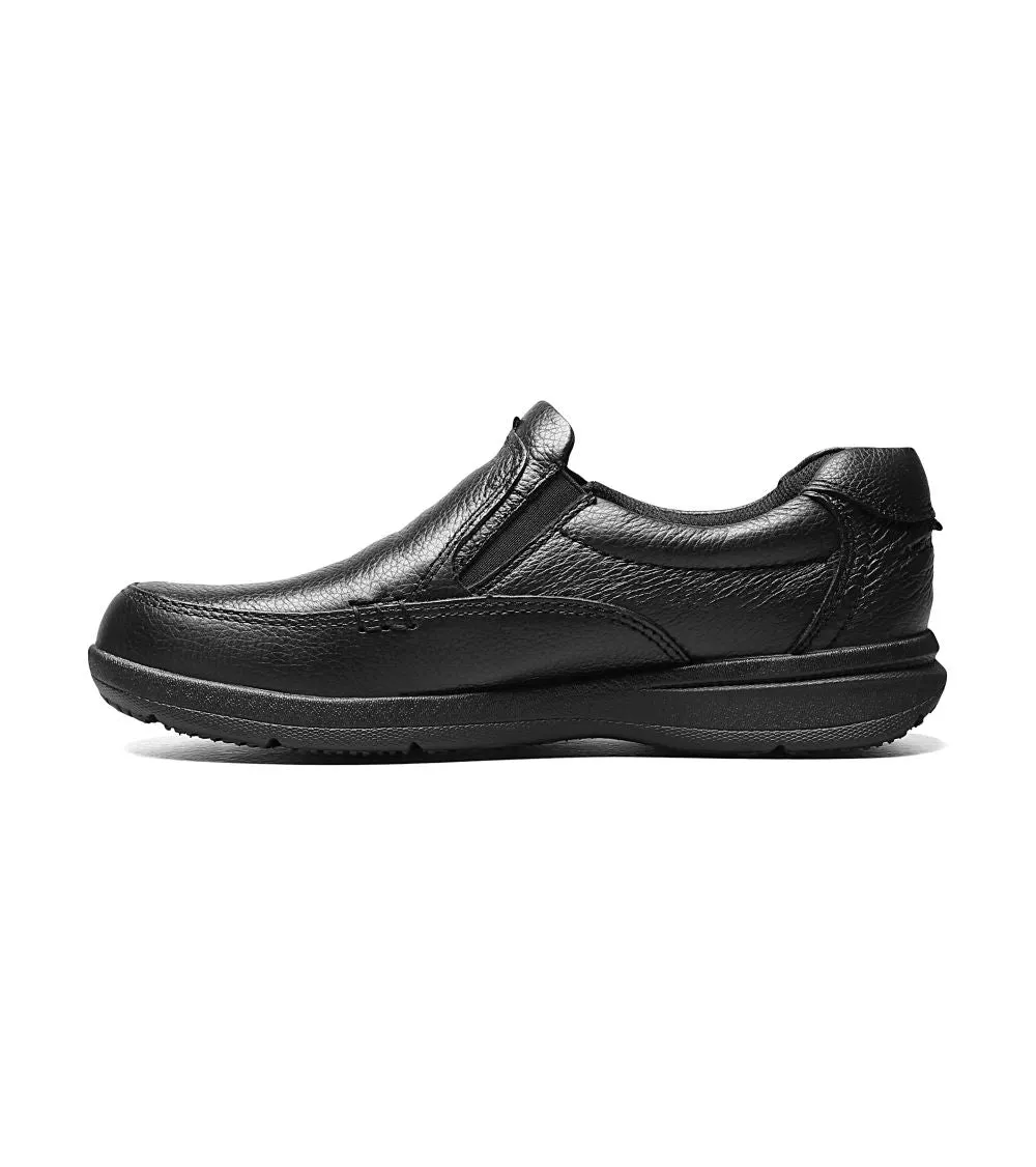 'Nunn Bush' Men's Cam Moc Toe Slip On - Black