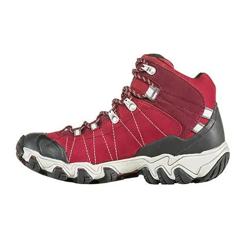 Oboz Bridger Mid B-DRY Hiking Boot (Women) - Rio Red