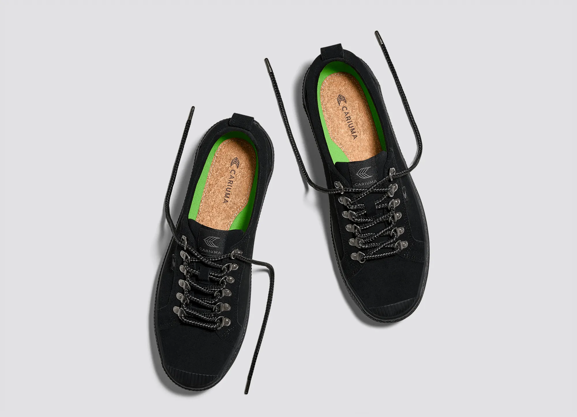 OCA Low Speedhooks All Black Suede Sneaker Men