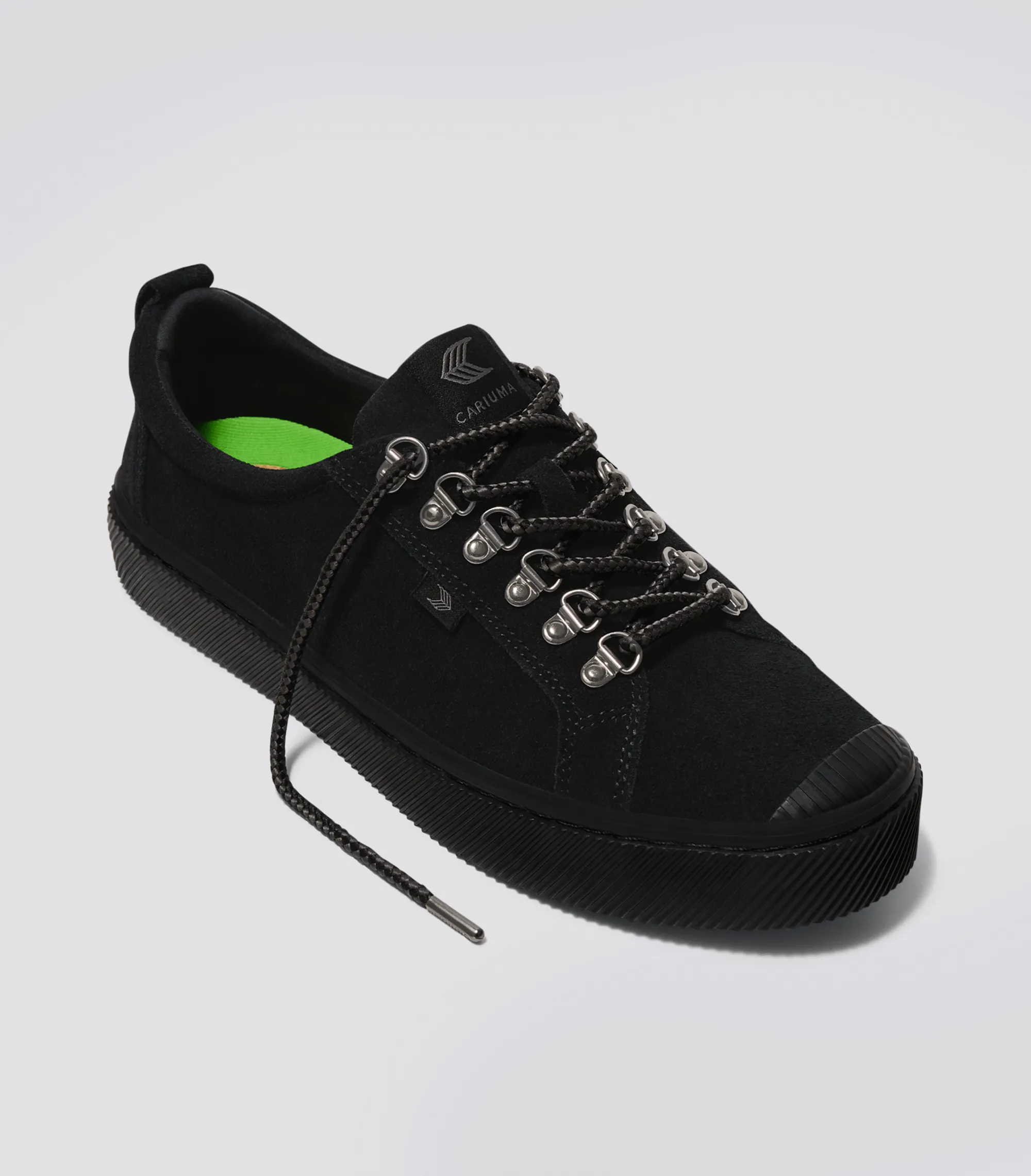 OCA Low Speedhooks All Black Suede Sneaker Men