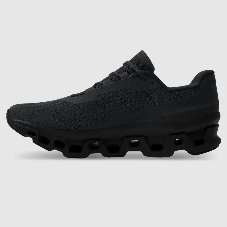 On Cloudmonster Shoe (Men's) All Black (CLEARANCE)