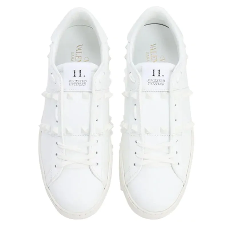 Open Sneaker Untitled, White/White