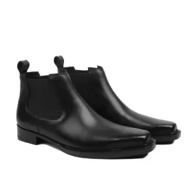 Palma - Men's Black Calf Leather Chelsea Boot