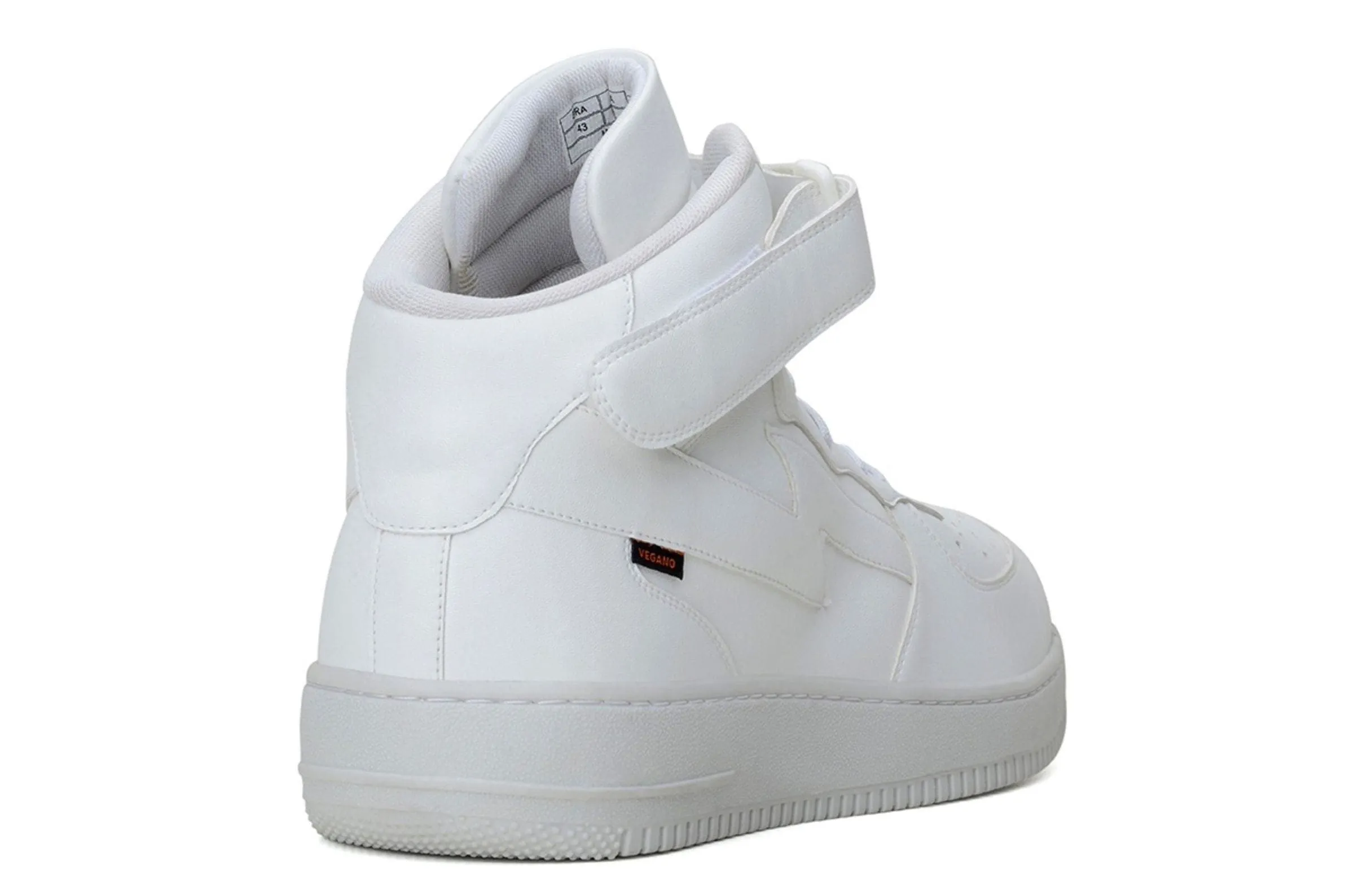 'Paramount' vegan high-top sneaker by King55 - white