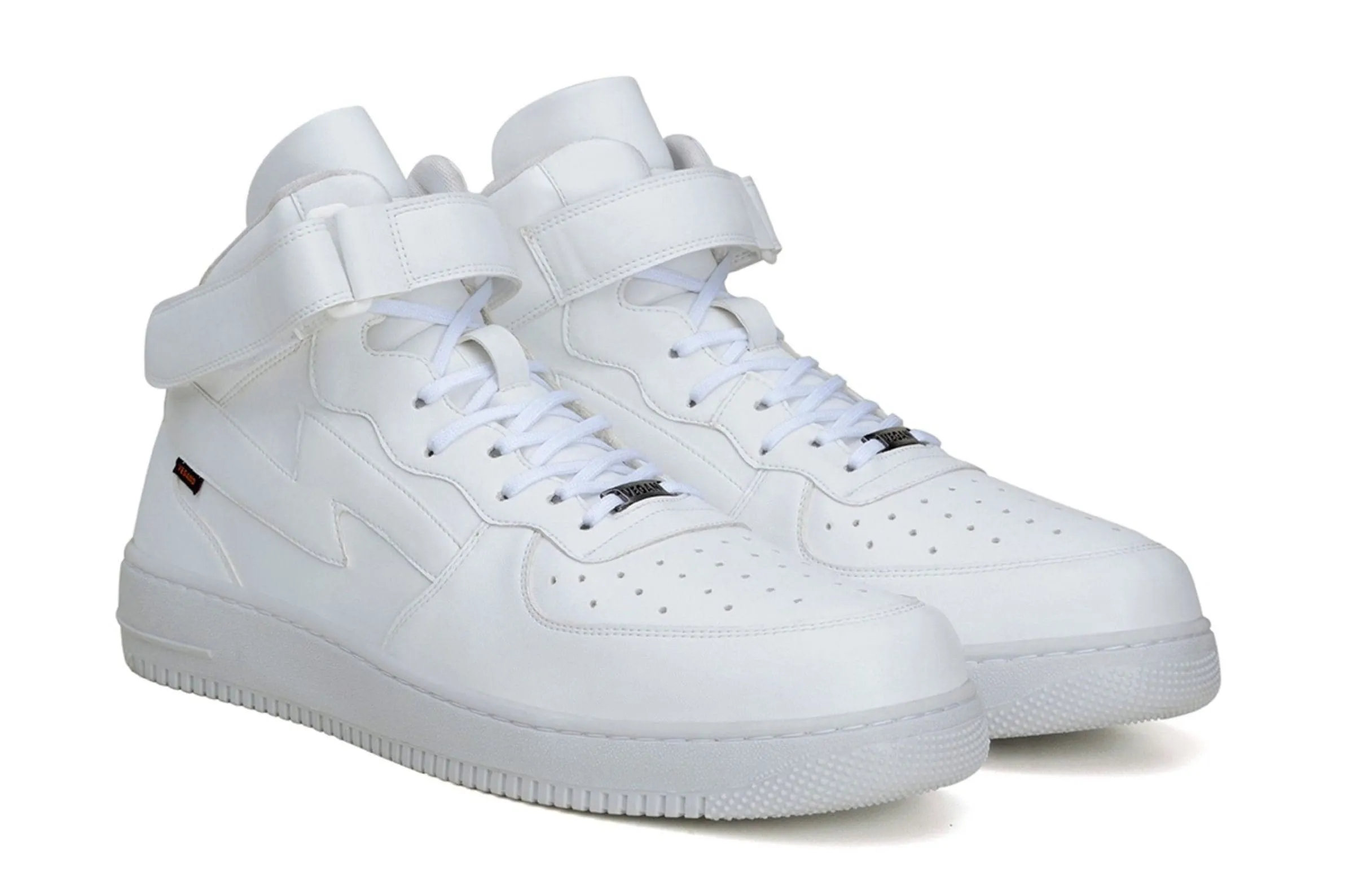 'Paramount' vegan high-top sneaker by King55 - white