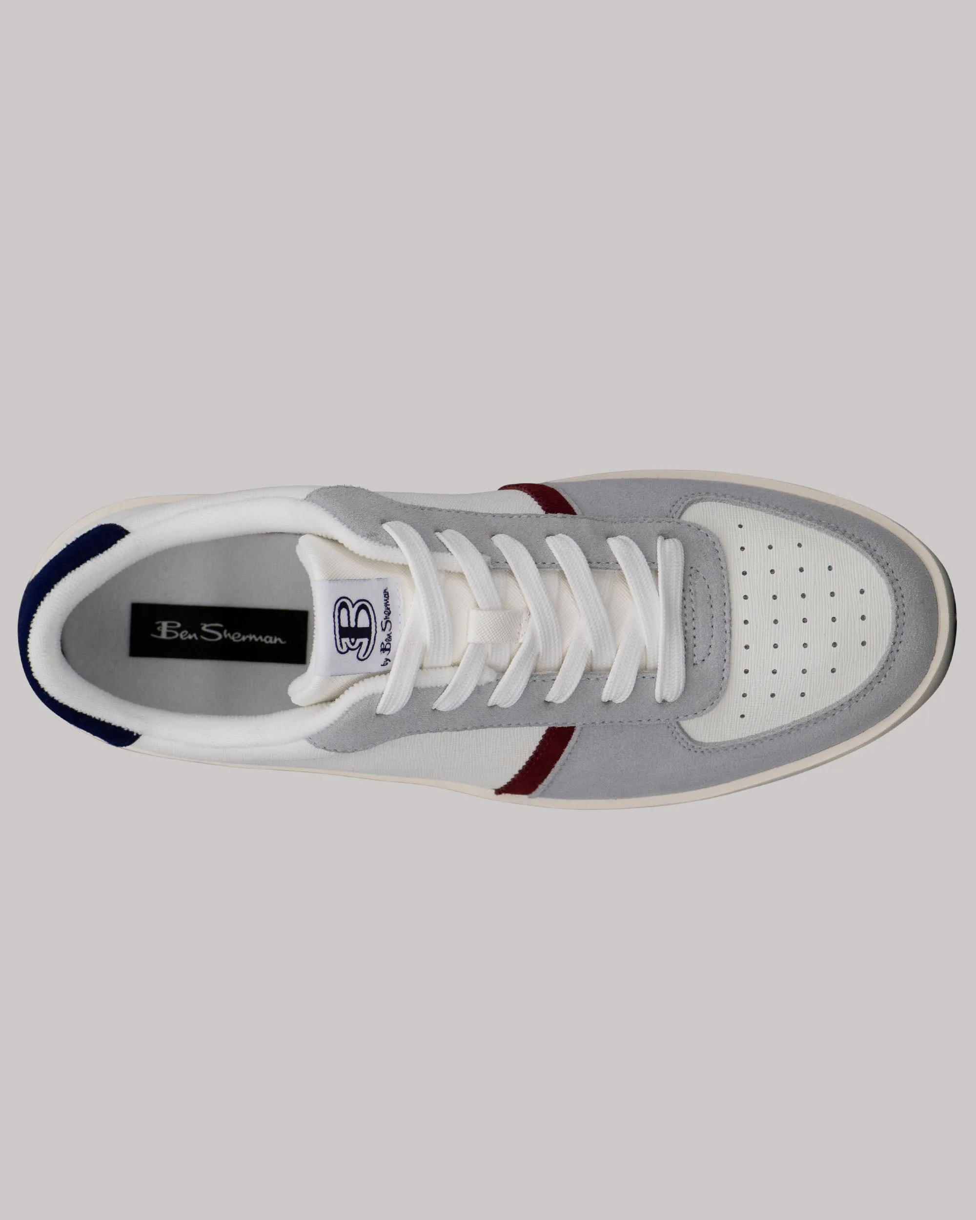 Richmond Sneaker - White British Navy