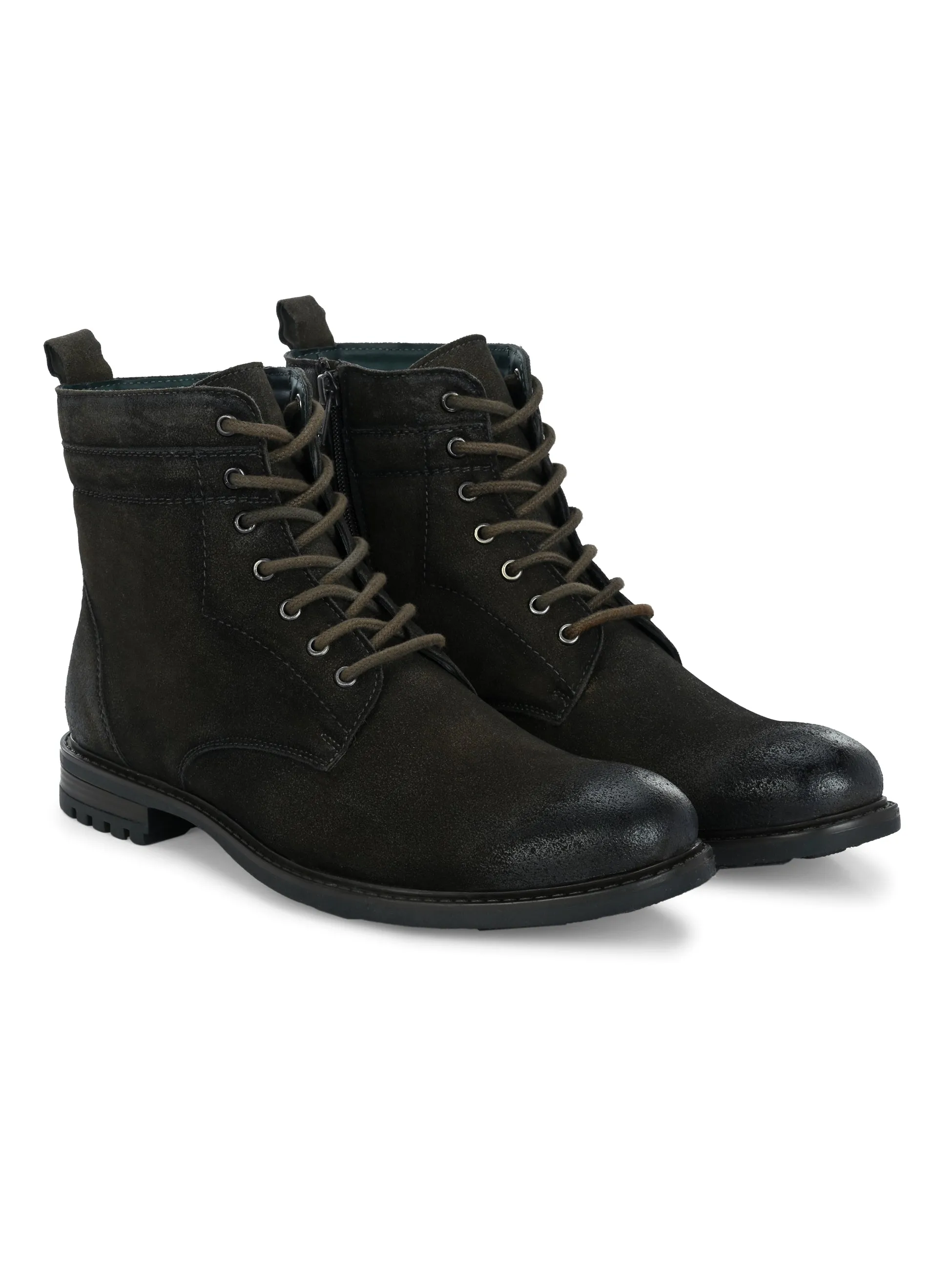 Staple Olive Lace-Up Boots