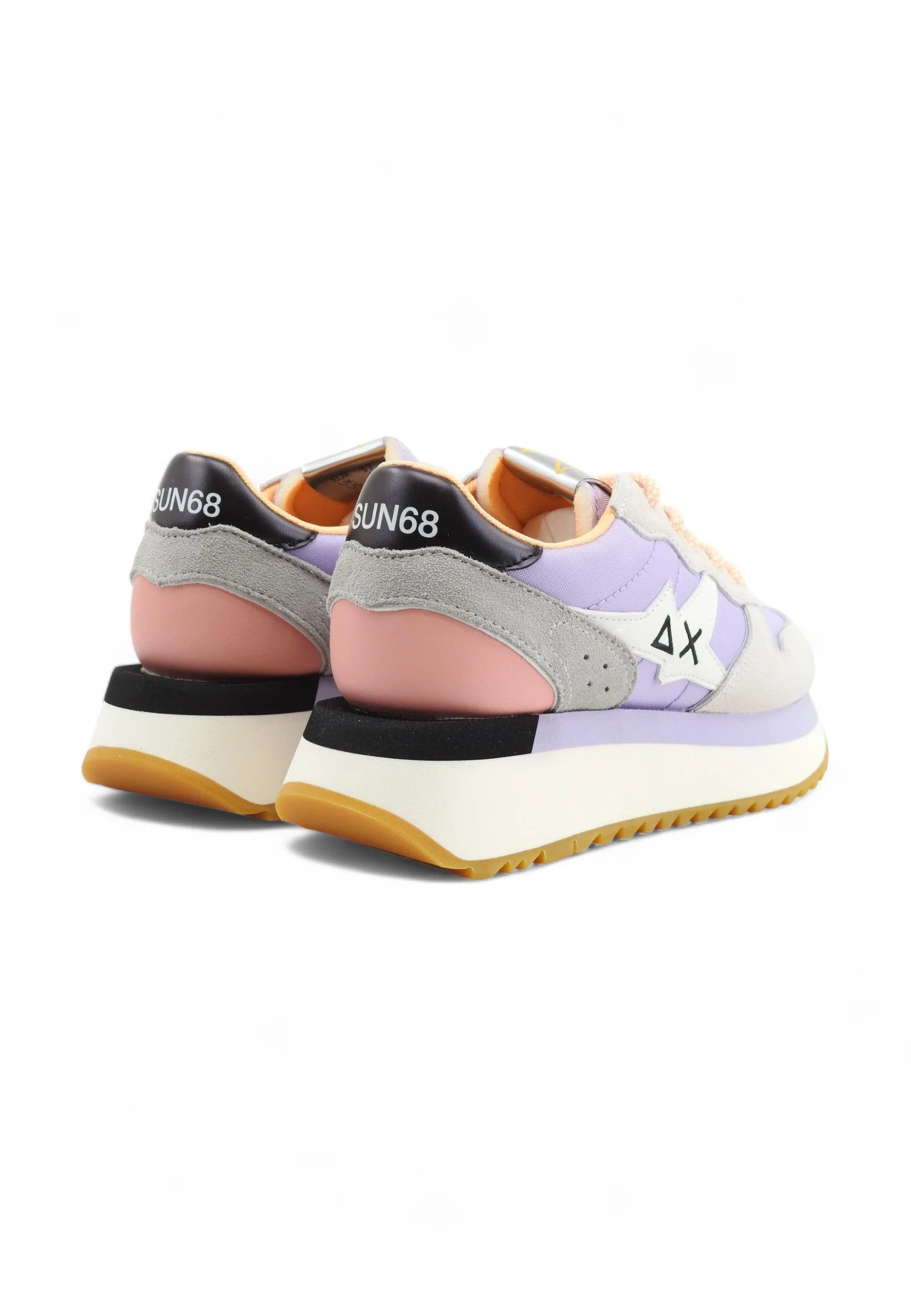 SUN68 Big Stargirl Sneaker Donna Lilla Z34214