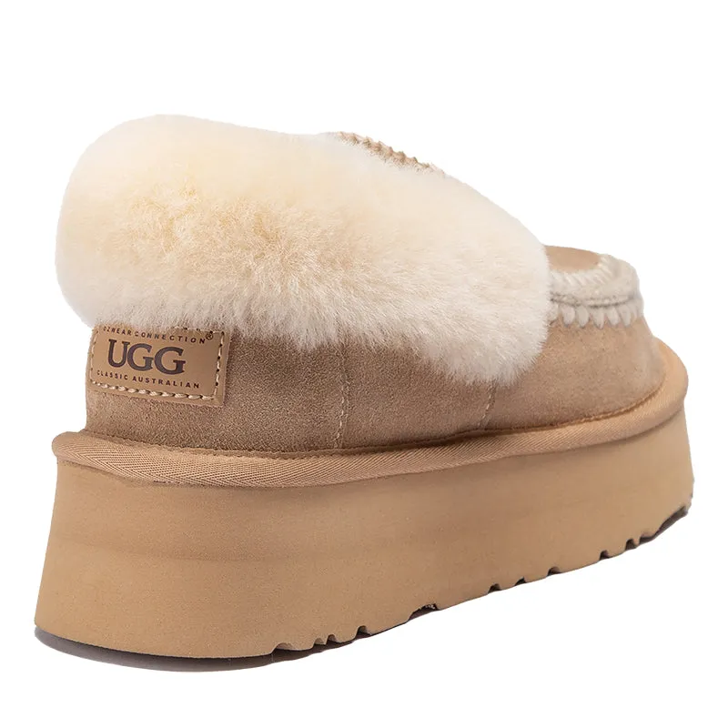 UGG Ankle Platform Moccasins