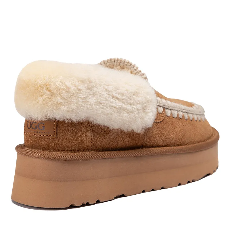 UGG Ankle Platform Moccasins