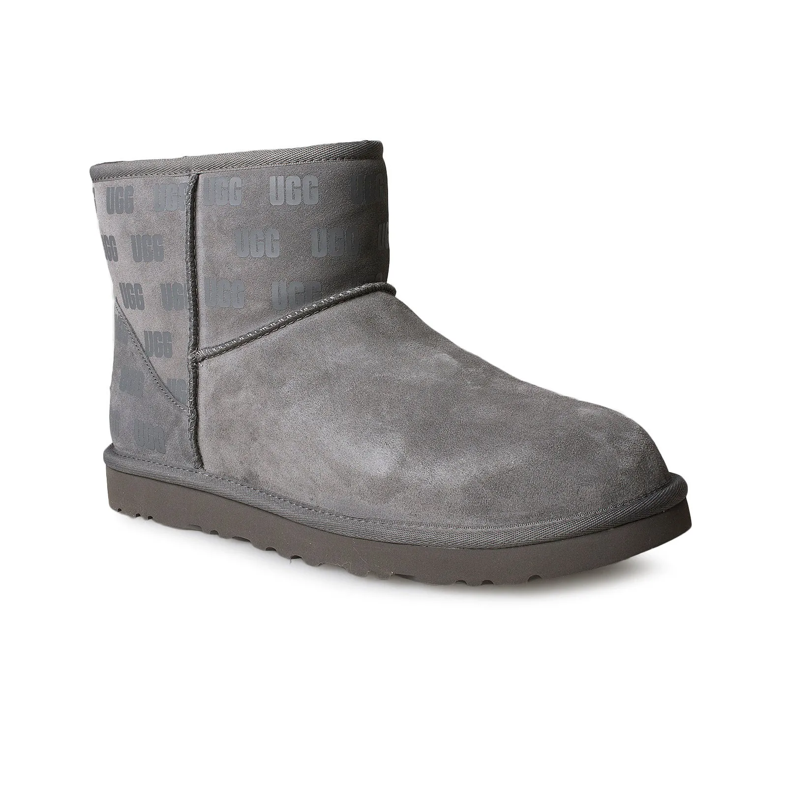 UGG Classic Mini II UGG Print Charcoal Boots - Men's