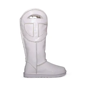 UGG X Telfar Logo Tall Crinkle White Boots - Men's