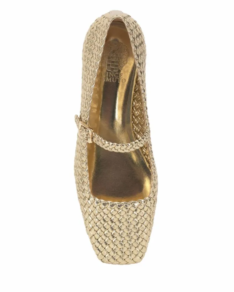 Vince Camuto VINLEY GOLD/WOVEN METALLIC NAPPA PU