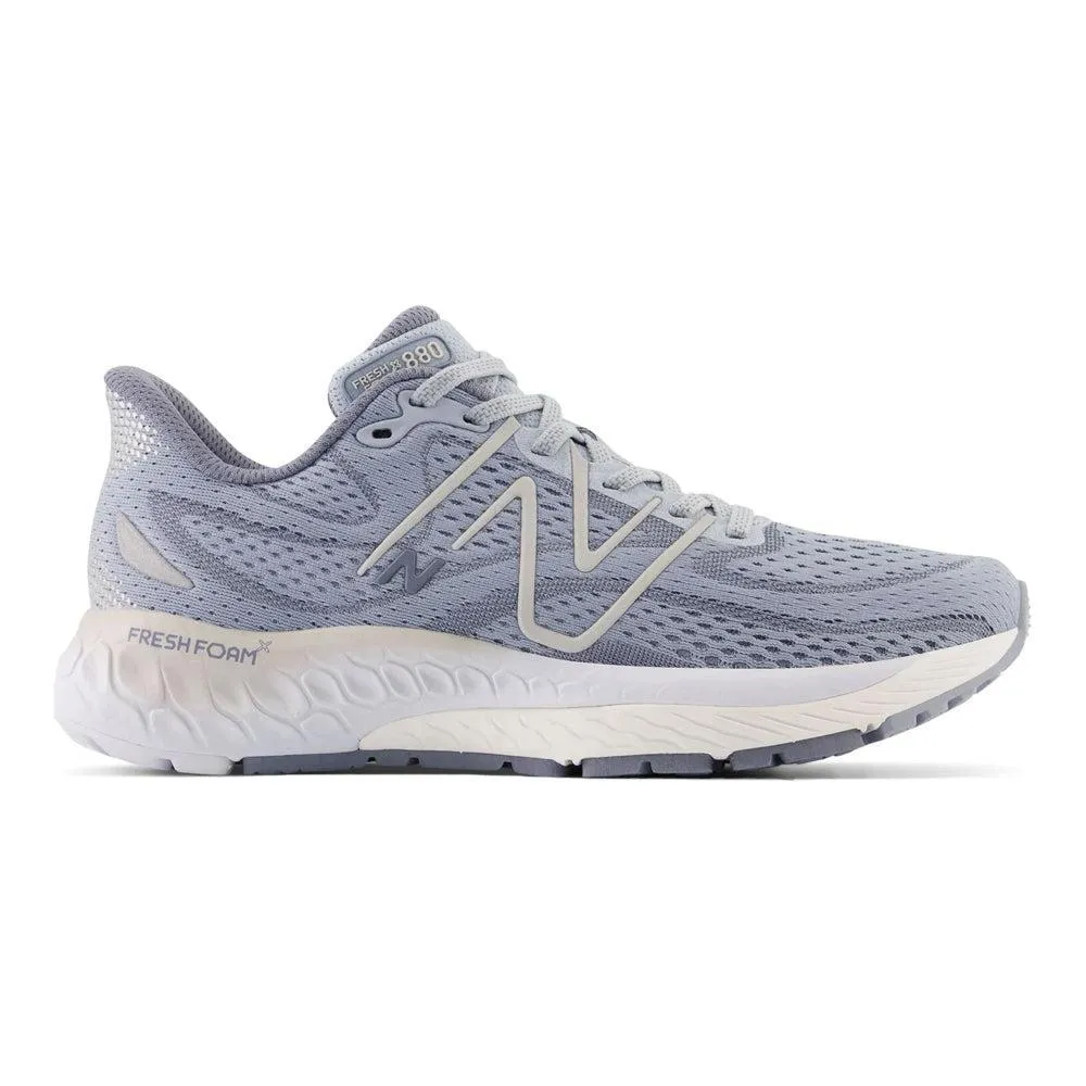 Women's New Balance Fresh Foam X 880v13, Light Arctic Grey/Arctic Grey, 10.5 D Wide