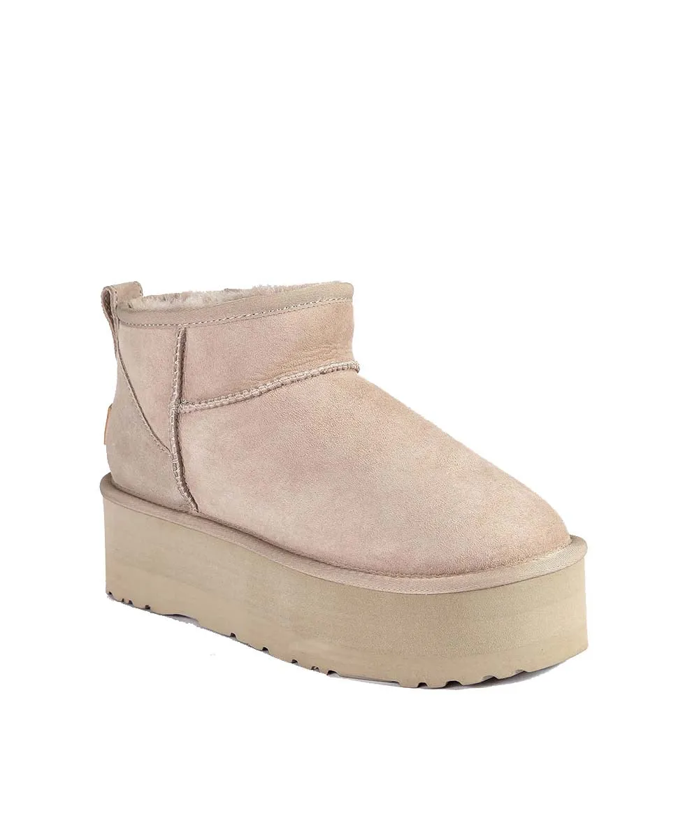 **Womens UGG Ultra Mini Platform Boots - Stylish and Cozy Footwear for Everyday Wear**