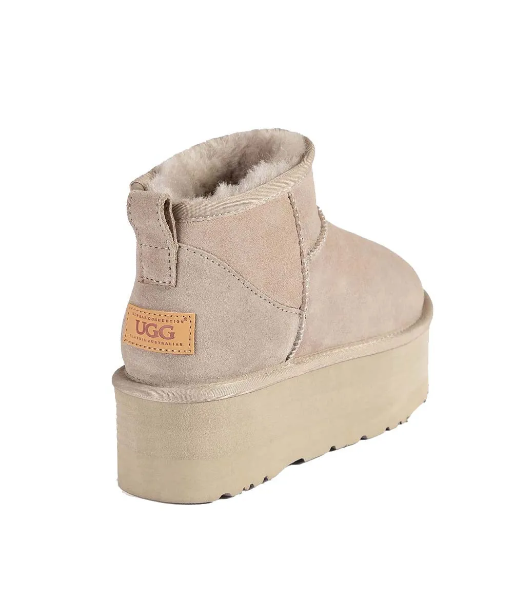 **Womens UGG Ultra Mini Platform Boots - Stylish and Cozy Footwear for Everyday Wear**